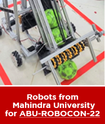 Mahindra University Robots for ABU ROBOCON -22