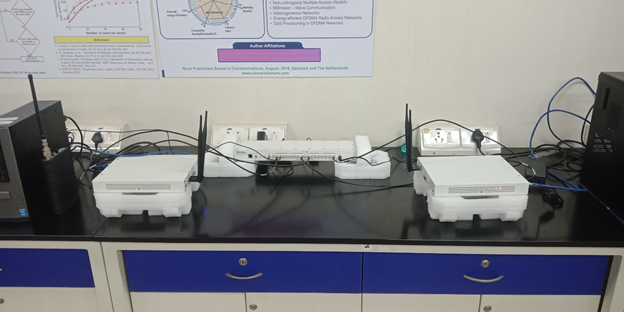 Figure 2: laboratory set up of 5G/6G PHY layer testbed