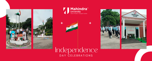 Mahindra University celebrates 77 years of Independence of India